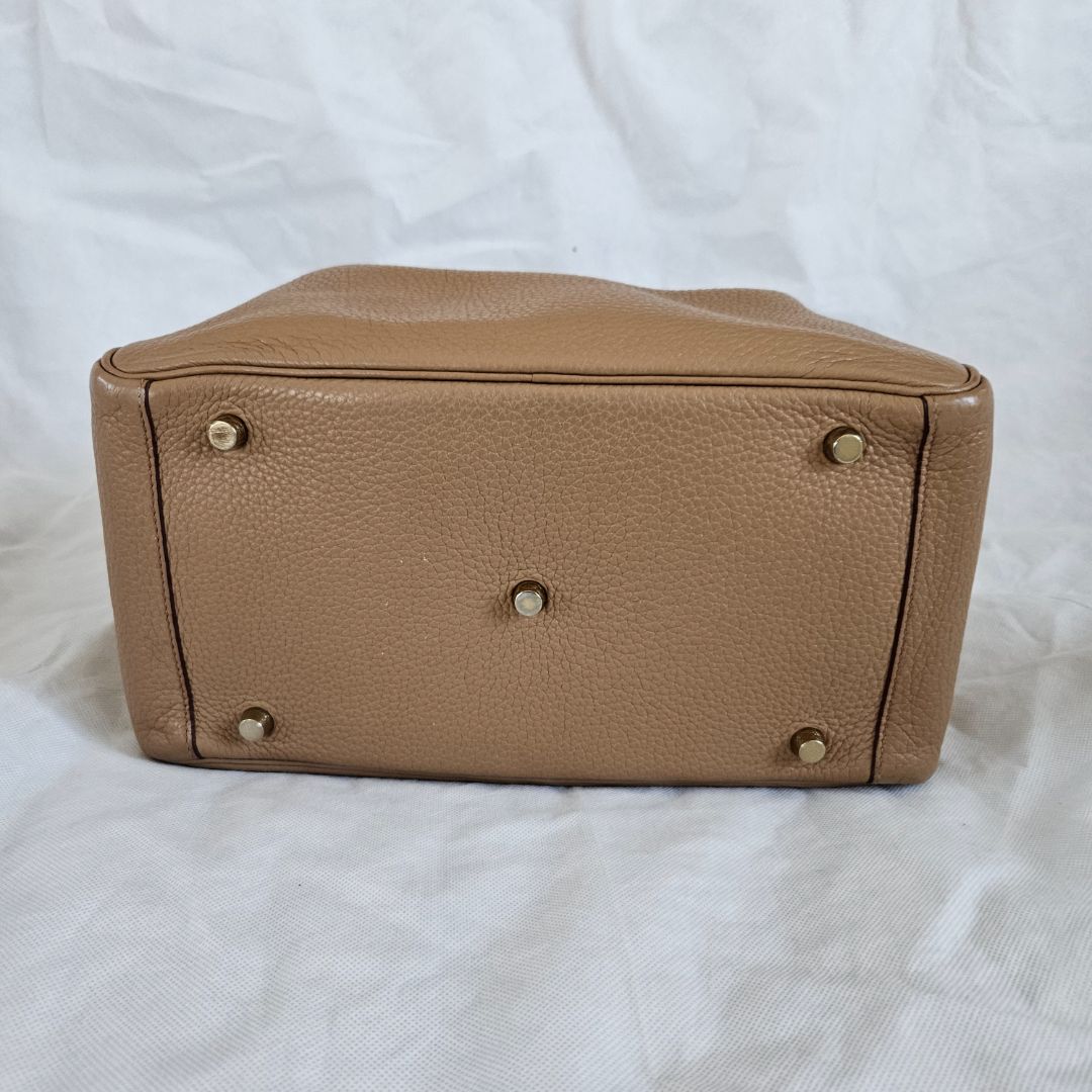 Hermès Chai Lindy 30 Togo Leather Bag