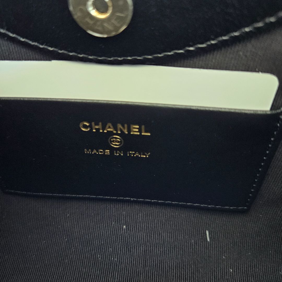 Chanel quilted Black Mini 31 Aged Skin Leather Bag