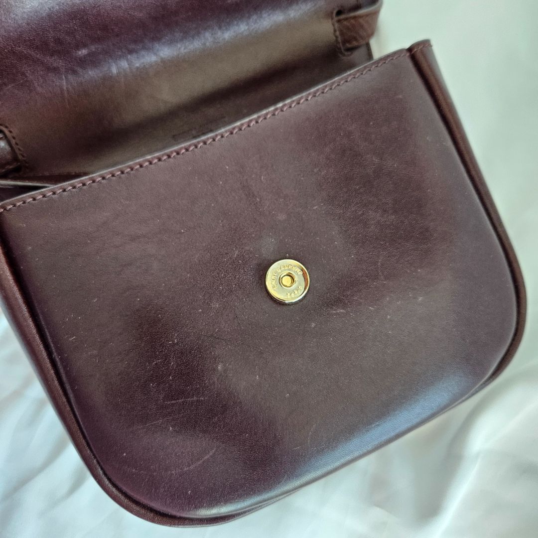 Saint Laurent Small Woven Leather Kaia crossbody bag