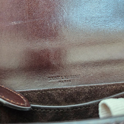 Saint Laurent Small Woven Leather Kaia crossbody bag