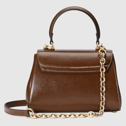 GUCCI HORSEBIT 1955 MINI BAG(BROWN)