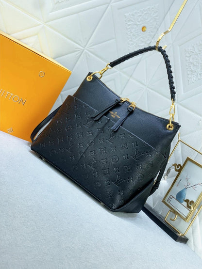 Louis Vuitton MAIDA HOBO MONOGRAM EMPREINTE LEATHER IN BLACK