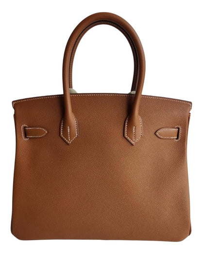 Hermes Birkin 30 Gold Epsom Leather GHW Bag