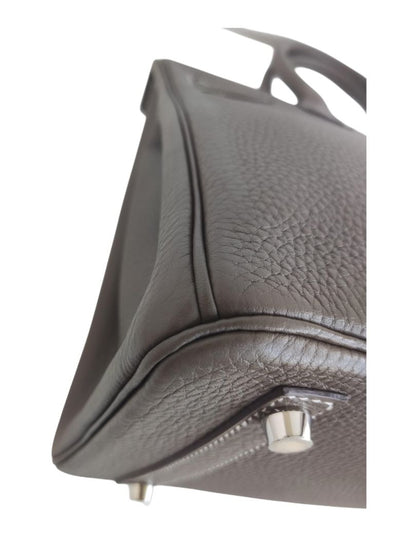 Hermes Birkin 30 Etoupe Clemence Palladium Hardware Bag