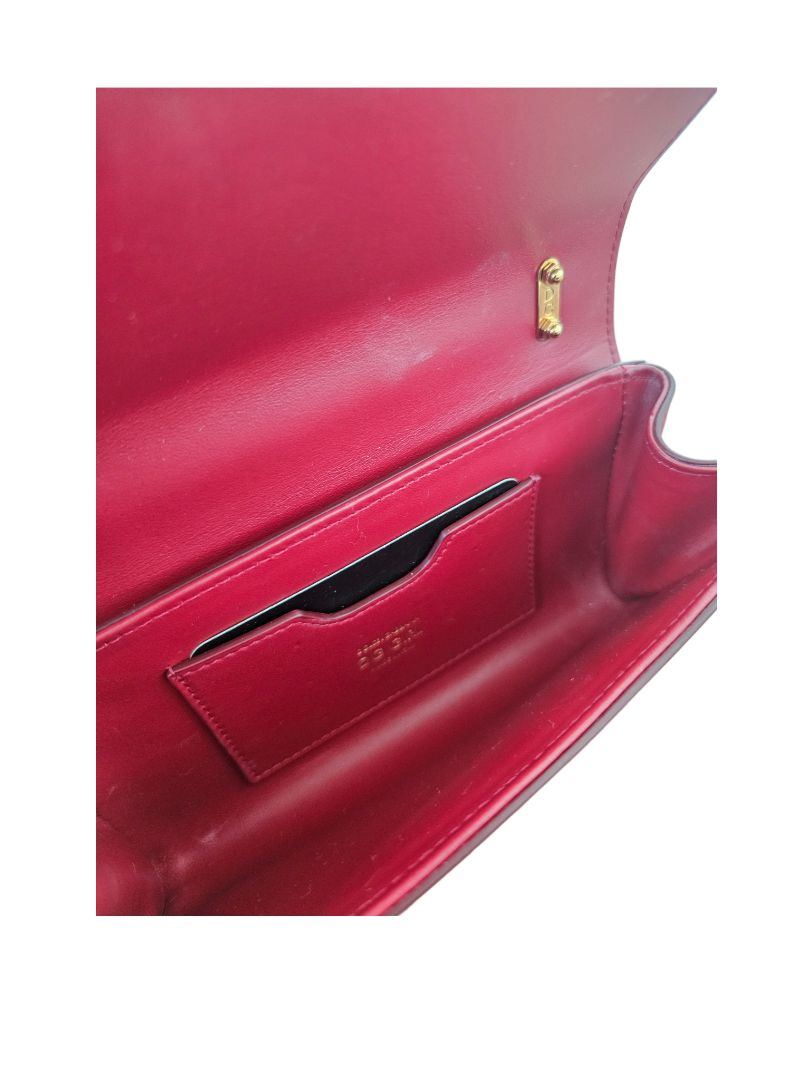 Dolce & Gabbana Red Small DG Girls Crossbody Leather Bag