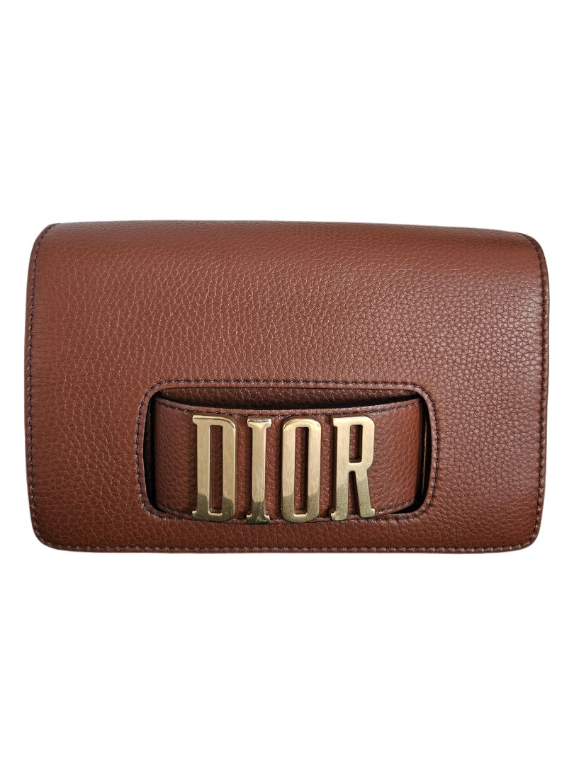 Dior Tan (R)evolution Calf Leather Flap Bag