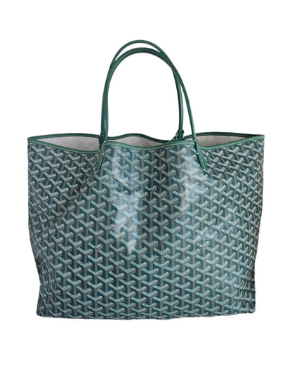 Goyard Green Goyardine Coated Canvas and Leather Saint Louis GM Tote Bag