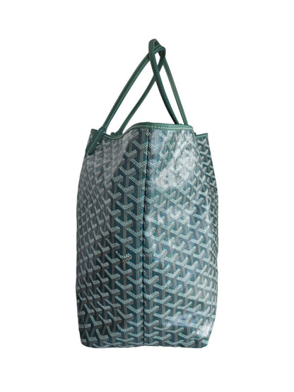 Goyard Green Goyardine Coated Canvas and Leather Saint Louis GM Tote Bag