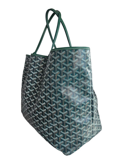 Goyard Green Goyardine Coated Canvas and Leather Saint Louis GM Tote Bag