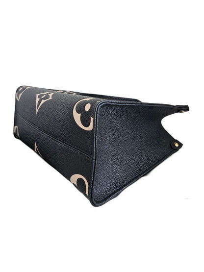 Louis Vuitton Black/Cream PM On The Go Tote Bag