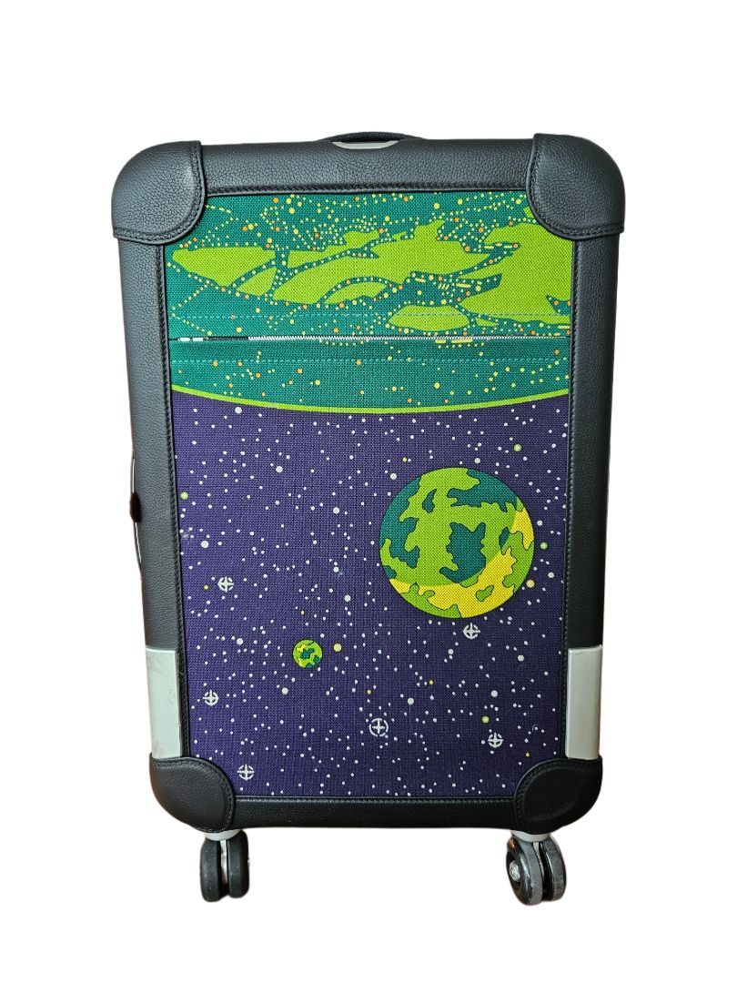Hermes Multicolor Militaire Sport Taurillon Regate R.M.S. Trolley Case Luggage