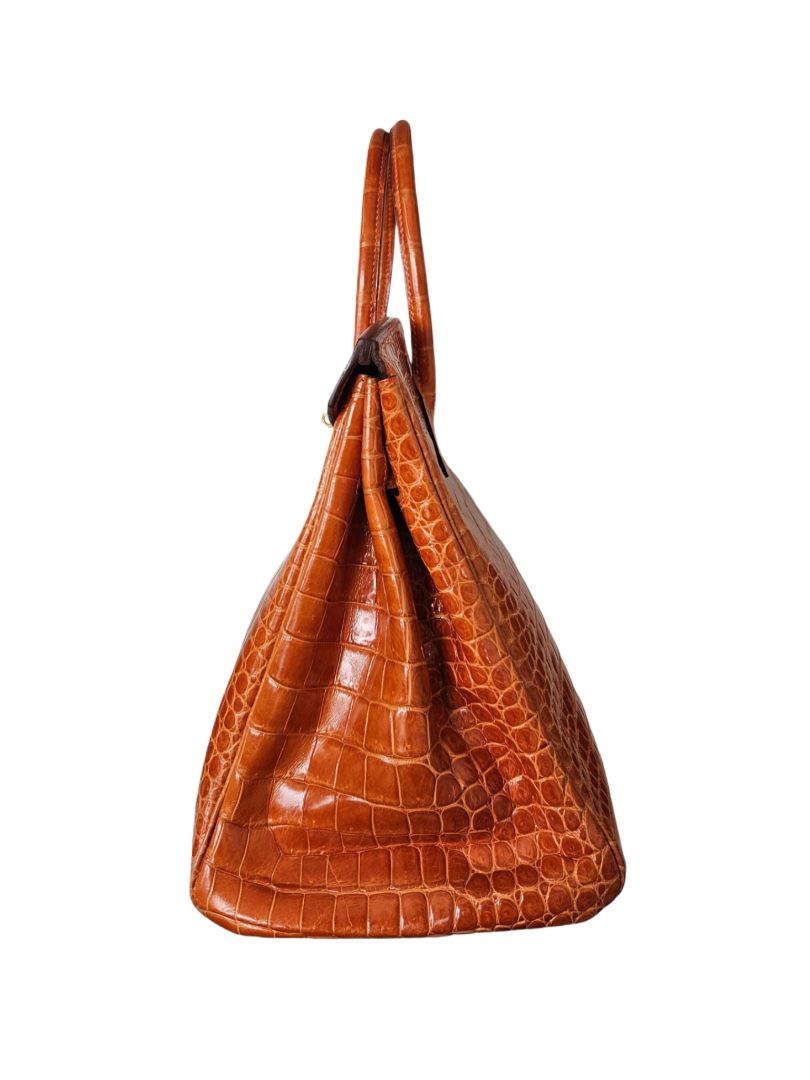 Hermès Shiny Porosus Crocodile Birkin 35 (2009 bag)