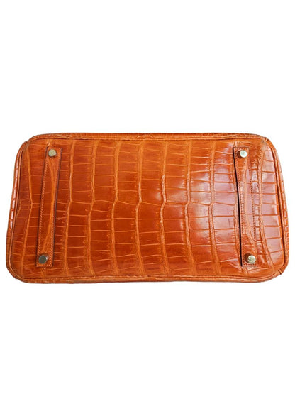 Hermès Shiny Porosus Crocodile Birkin 35 (2009 bag)
