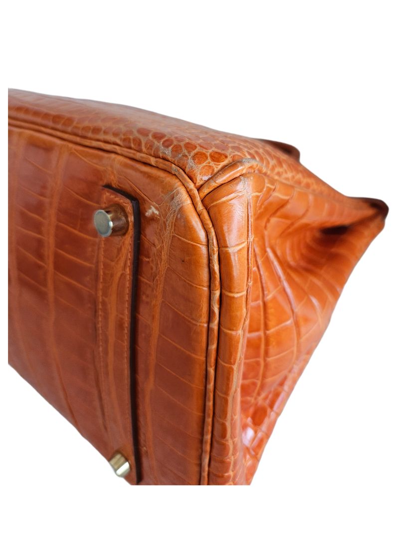 Hermès Shiny Porosus Crocodile Birkin 35 (2009 bag)