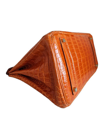 Hermès Shiny Porosus Crocodile Birkin 35 (2009 bag)