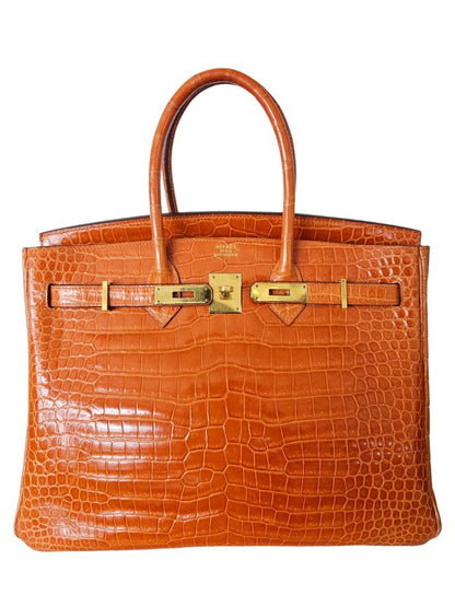 Hermès Shiny Porosus Crocodile Birkin 35 (2009 bag)