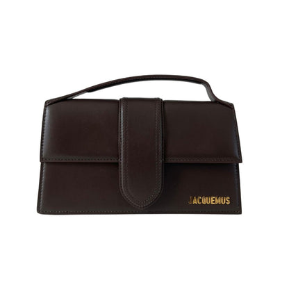 Jacquemus Le Grand Bambino Shoulder Bag in Brown Leather