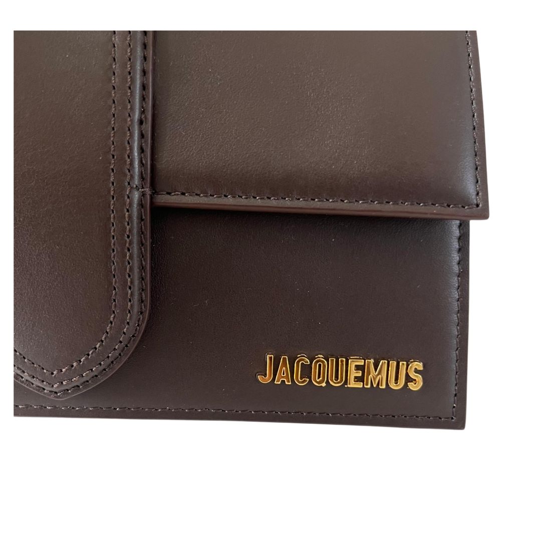 Jacquemus Le Grand Bambino Shoulder Bag in Brown Leather