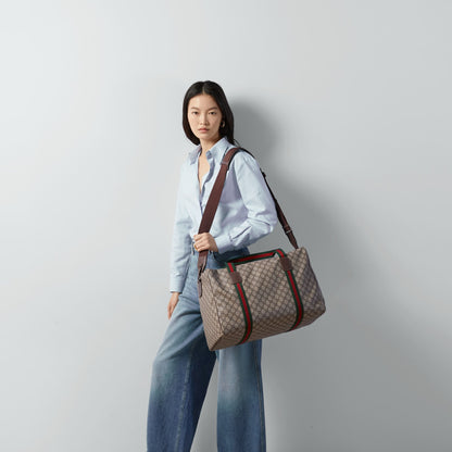 GUCCI Medium duffle bag with Web