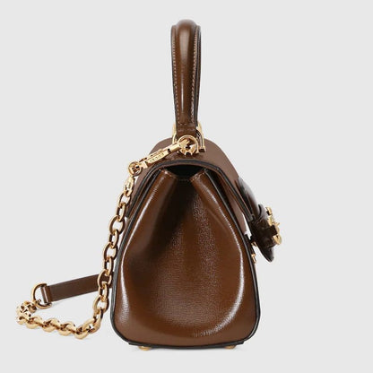GUCCI HORSEBIT 1955 MINI BAG(BROWN)
