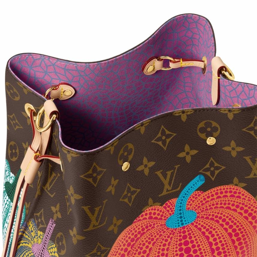 Louis Vuitton X YK Pumpkin Prin Néonoé MM M46473