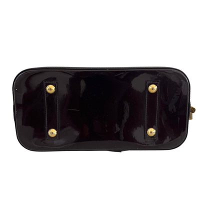 Louis Vuitton Burgundy Vernis Monogram Alma MM Bag