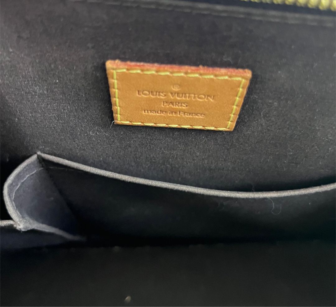 Louis Vuitton Burgundy Vernis Monogram Alma MM Bag