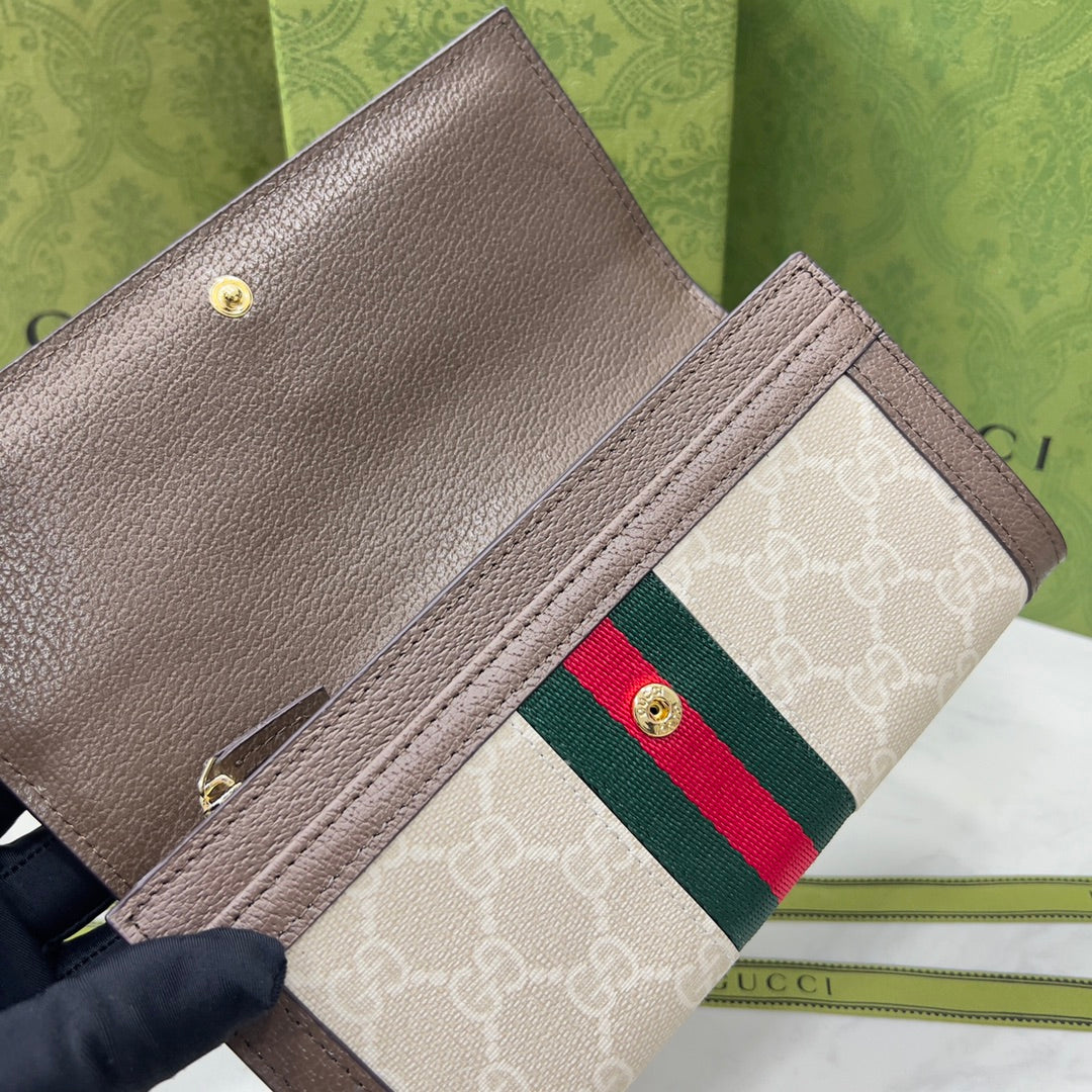 Gucci Ophidia Gg Continental Wallet