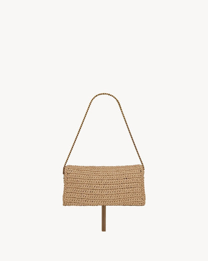 Saint Laurent kate 99 tassel in raffia