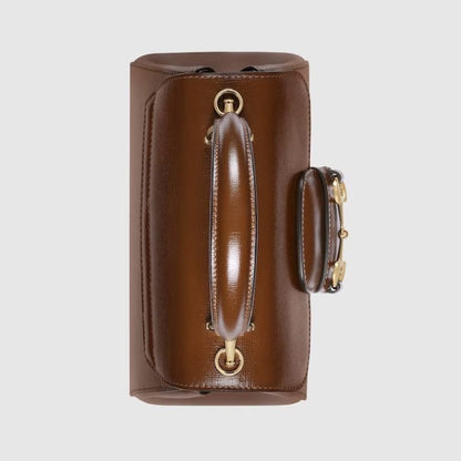 GUCCI HORSEBIT 1955 MINI BAG(BROWN)