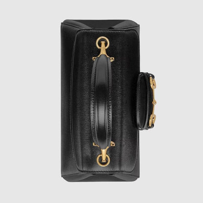GUCCI HORSEBIT 1955 MINI BAG (BLACK)