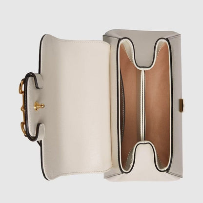 GUCCI HORSEBIT 1955 MINI BAG (White)