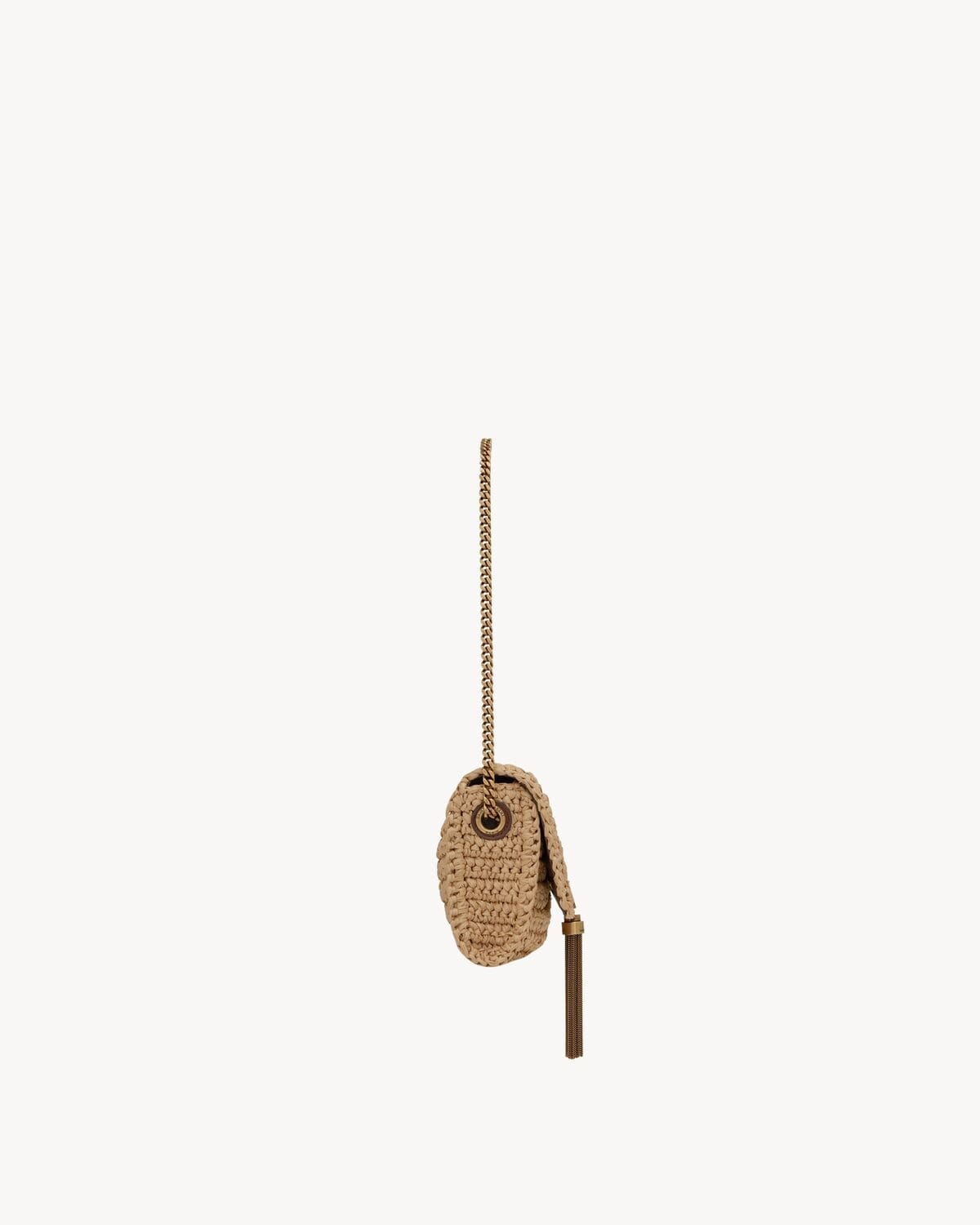 Saint Laurent kate 99 tassel in raffia