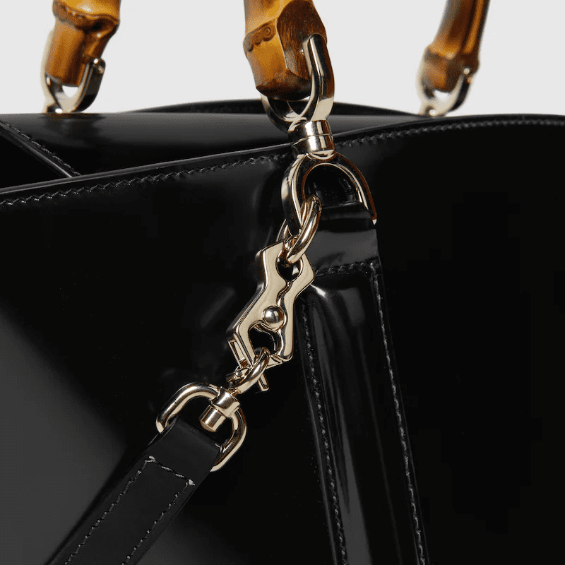 Gucci Small bamboo top handle tote bag