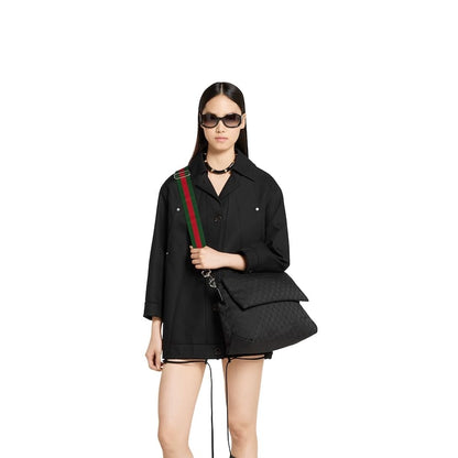 GUCCI  Medium GG crossbody bag with Web