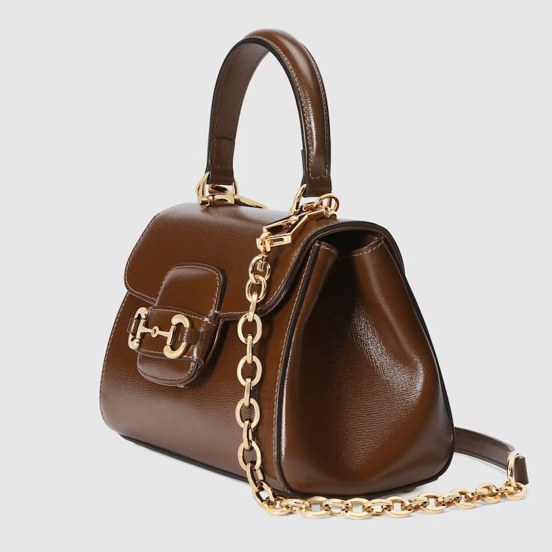 GUCCI HORSEBIT 1955 MINI BAG(BROWN)