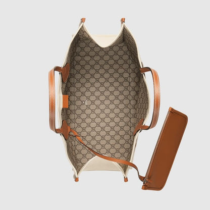 GUCCI Large tote bag with Gucci print