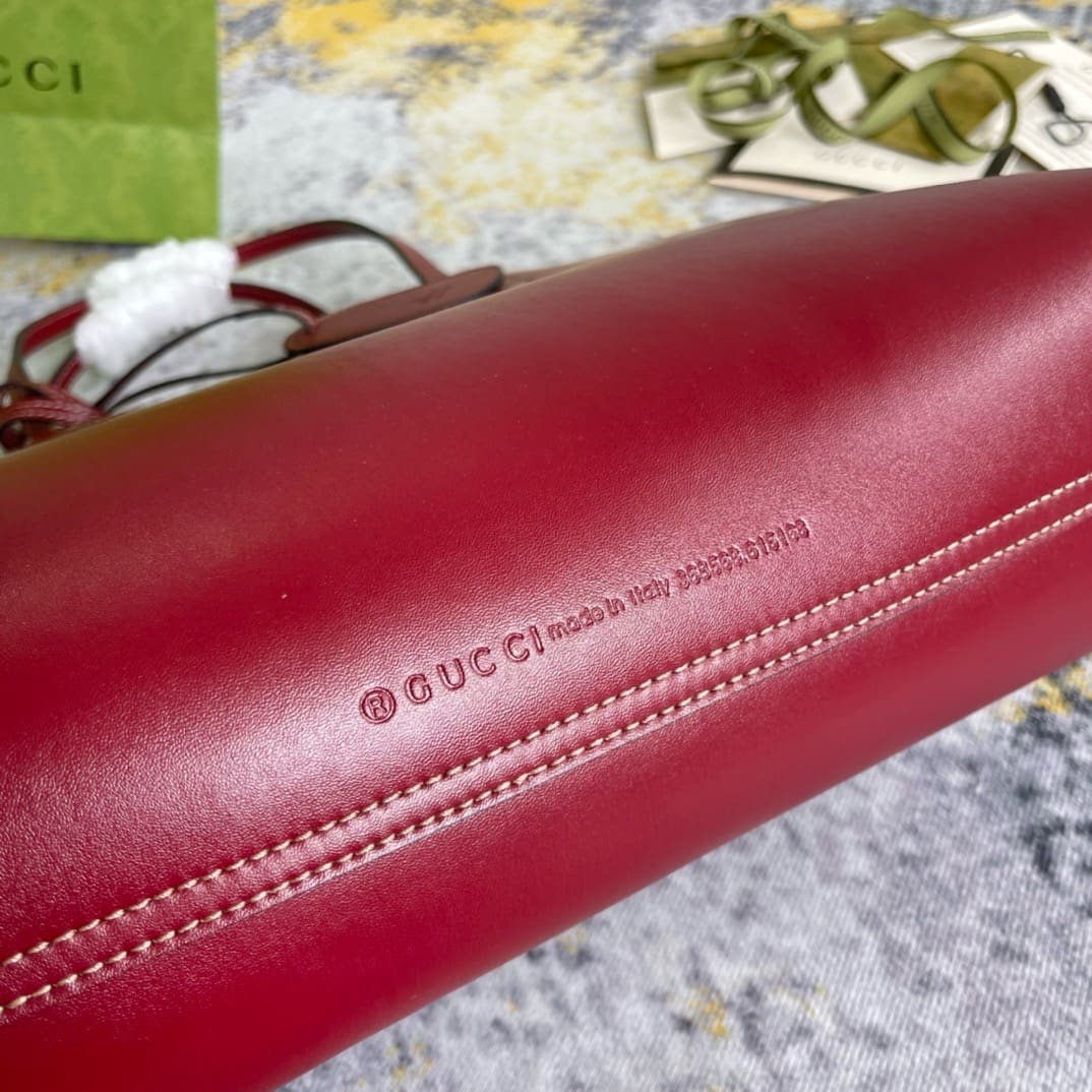 Gucci Tote Bag Floral Pattern GG Blooms Reversible Beige Pink