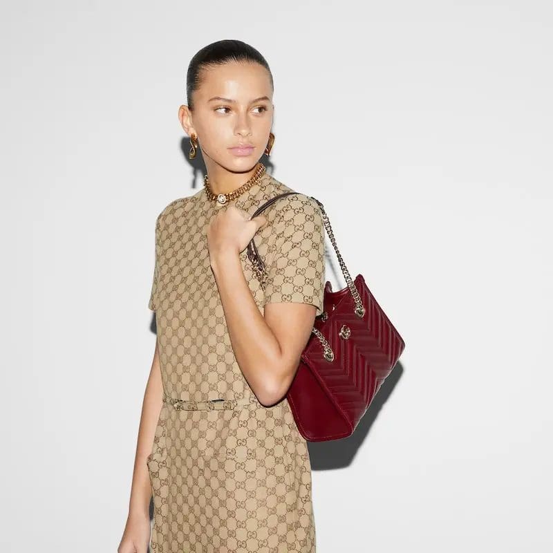 GUCCI MARMONT SMALL TOTE