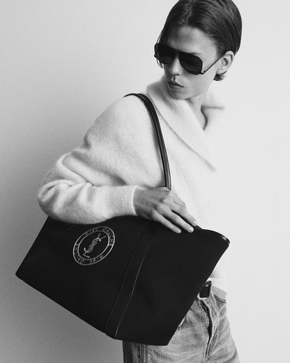 Saint Laurent RIVE GAUCHE tote bag in canvas