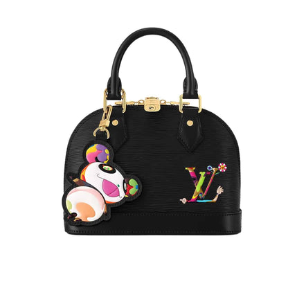 LOUIS VUITTON X MURAKAMI ALMA BB BLACK 23CM M13670