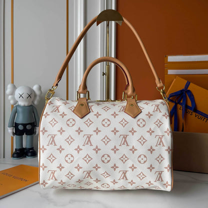 LOUIS VUITTON SPEEDY SOFT 30 LUCKY BAG MONOGRAM DUNE 30CM M15108