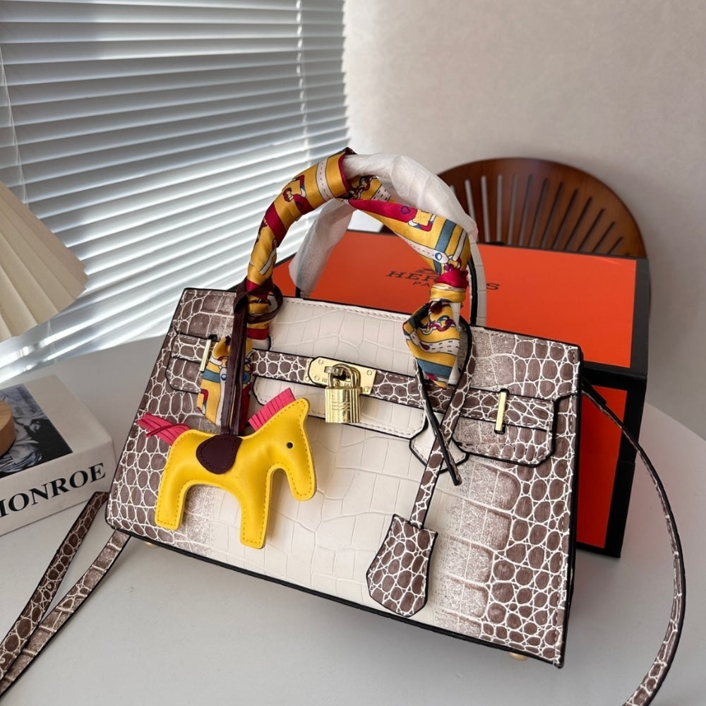 HERMES KELLY HIMALAYA BLANC 18CM