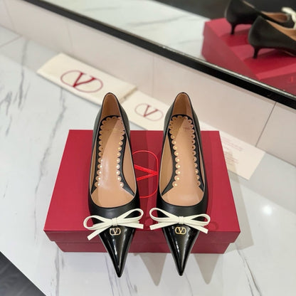 VALENTINO BEPOINTY PUMP IN PATENT LEATHER BLACK 6W2S0LQ0DAL 790