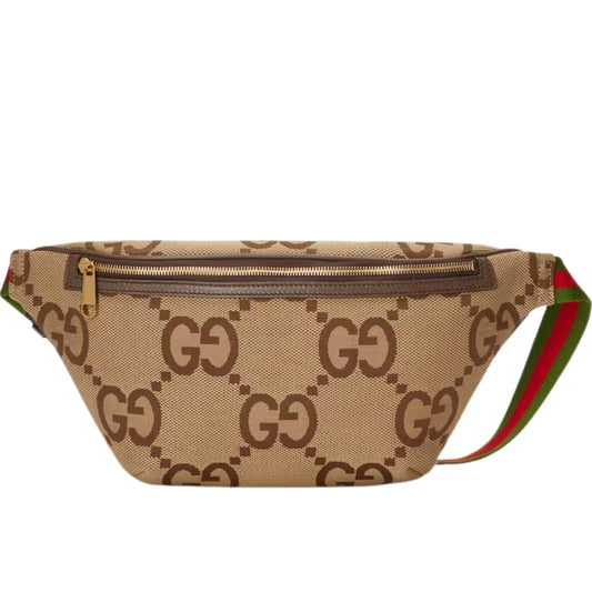 GUCCI JUMBO GG BELT BAG BROWN 39CM