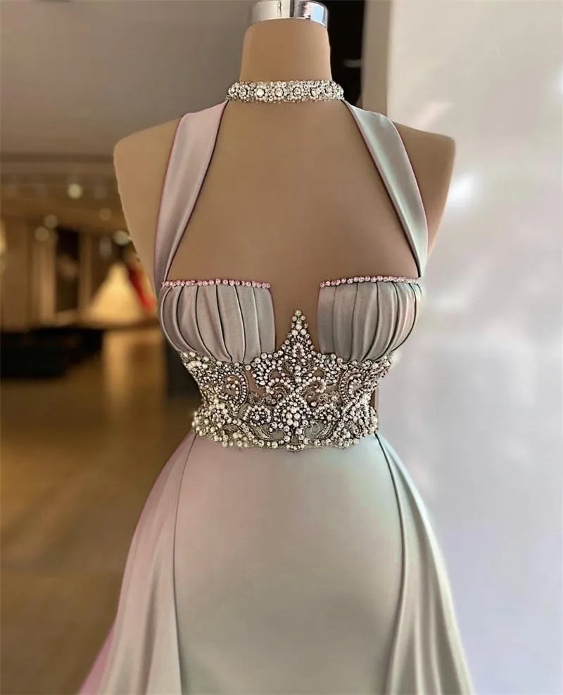 Vintage Sage Green Prom Dress Long Prom Dresses SH344