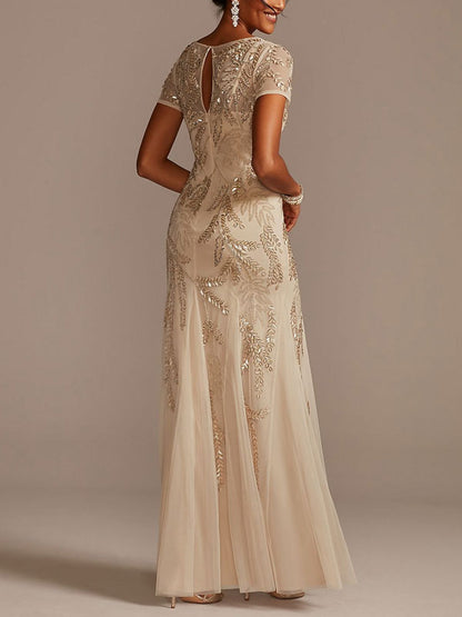 Graceful and elegant wedding ladies' dress