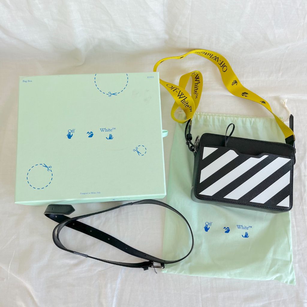 Off-White's Diagonal Stripe Camera Bag