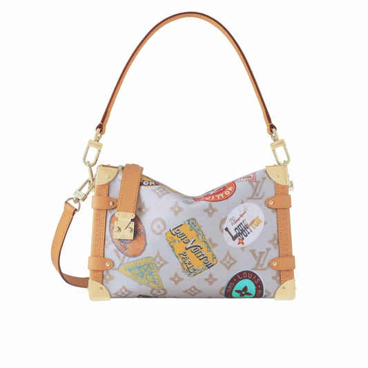 LOUIS VUITTON SIDE TRUNK MM MONOGRAM DUNE 23CM M14606