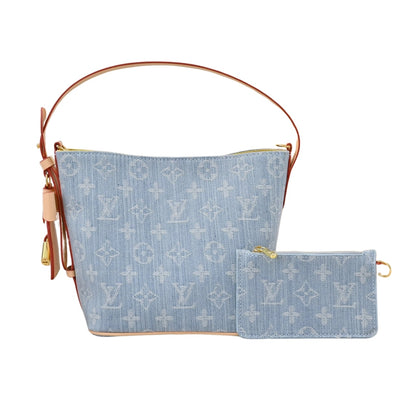 LOUIS VUITTON ALL IN BB MONOGRAM DENIM BLUE 18CM